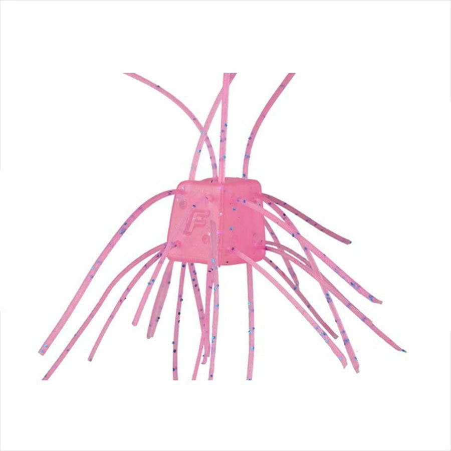 OSP ワーム サイコロラバー NONSALT 14mm SR07サイトネオンピンク