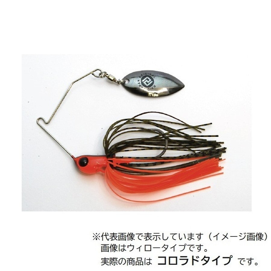 レイドジャパン スピナーベイト バズベイト レベルスピンピノ 7g SC(コロラドモデル) 09.オレンジパンチ