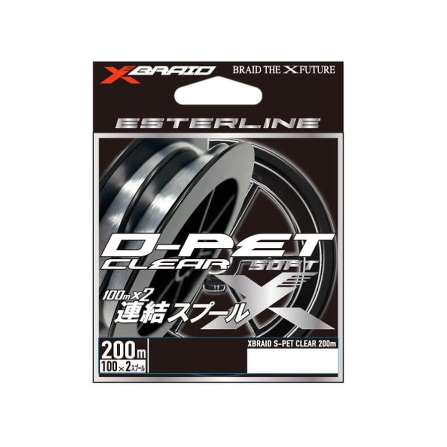 XBRAIDJAPAN ライン Xブレイド D-PET クリア 200m 0.5号