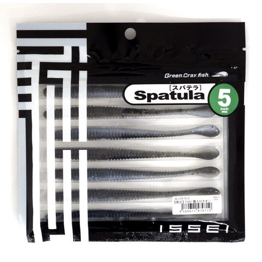 一誠 イッセイ ワーム スパテラ 5インチ TS01 腹エビネオン