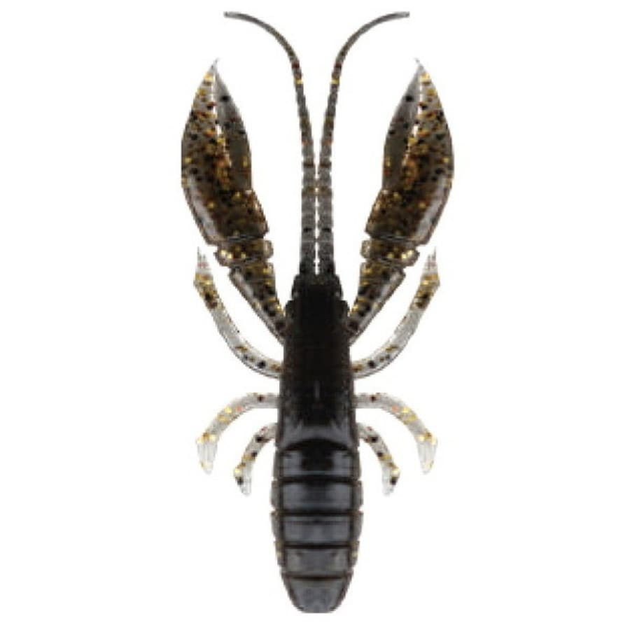 ルーディーズ ワーム RU ハタ喰い.蝦 3.5インチ 黒金