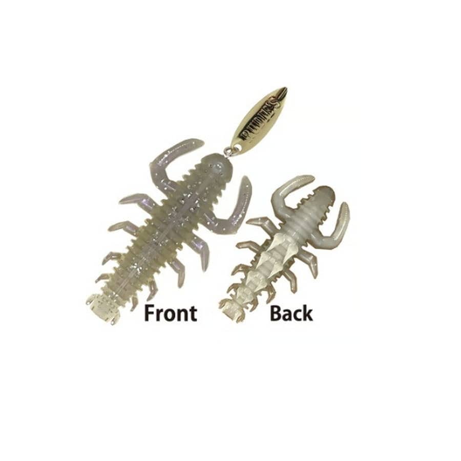 ルーディーズ ワーム ハタ喰イ・蟲 2.8インチ スジエビパール