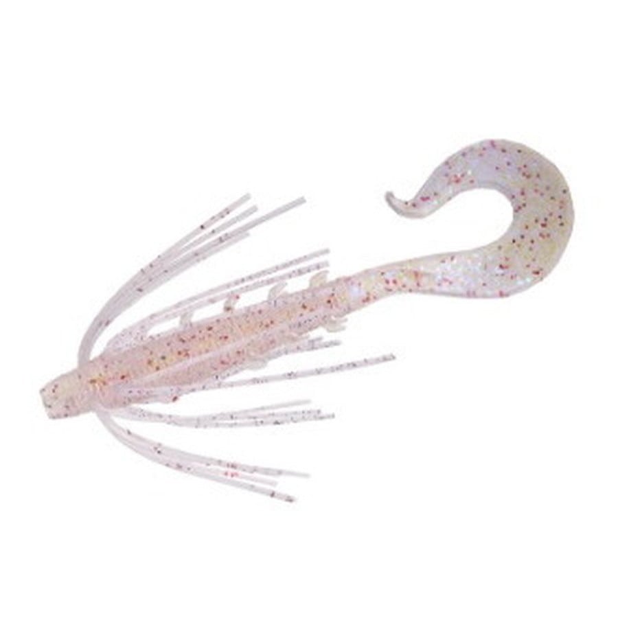ルーディーズ ワーム ハタ喰い・鵺 5.0インチ クリアアカホロ