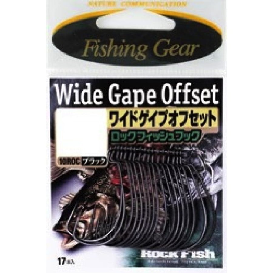 ササメ 10ROC ロックフィッシュフック(黒) 2/0