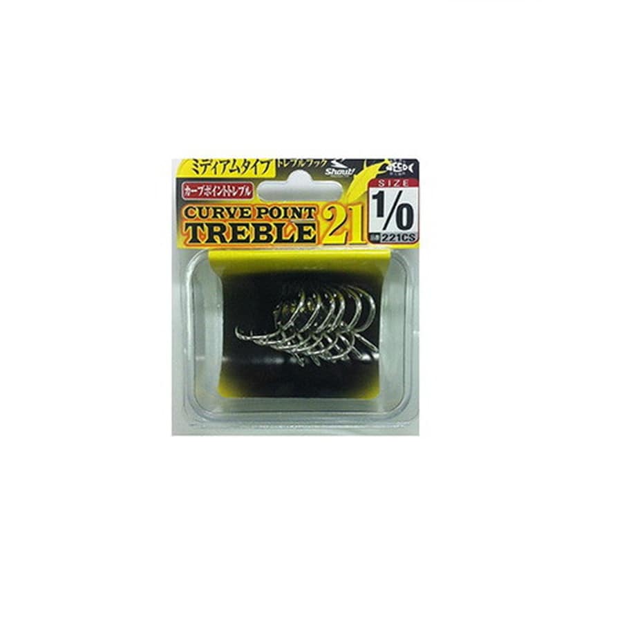 シャウト! 221-CS カーブポイント トレブル21 1/0