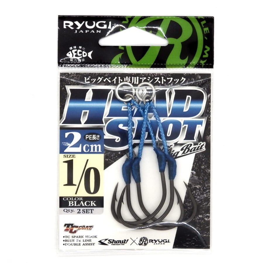 リューギ(RYUGI) アシストフック ヘッドショット 2cm #1/0