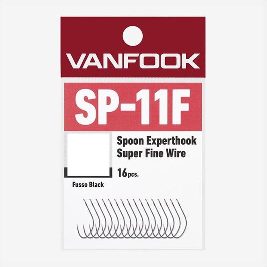 ヴァンフック シングルフック SP-11F スプーンエキスパートフック スーパーファインワイヤー 16入 #10
