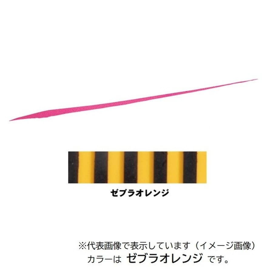 ダイワ タイラバ 鯛ラバ 紅牙シリコンネクタイ 中井チューン ストレートスリム ゼブラオレンジ