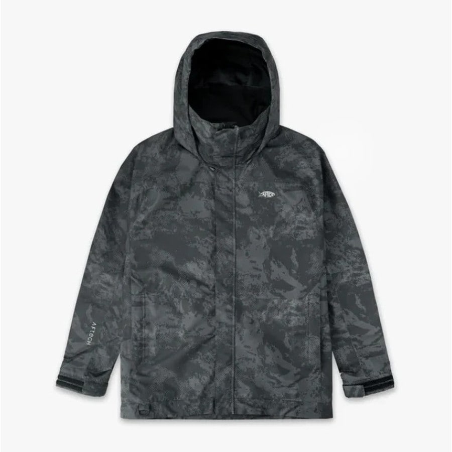 AFTCO(アフコ) レインウェア ジャケット MJ61 Black Storm Camo S