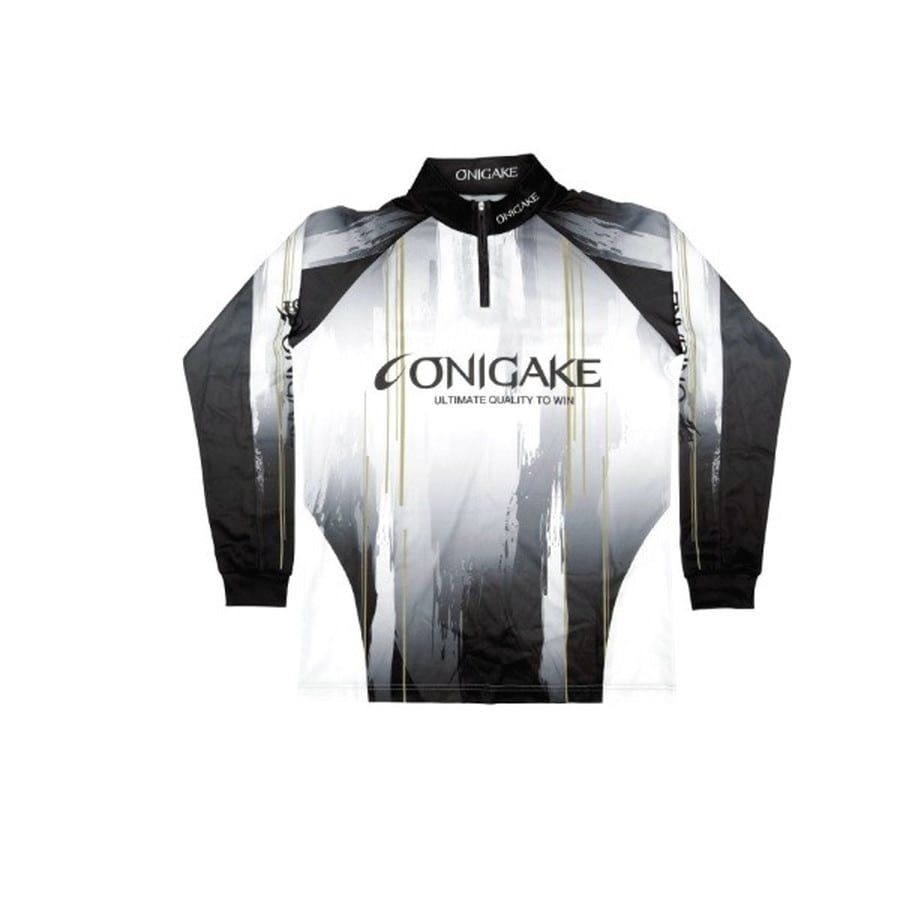 フリーノット ウェア YT412G 鬼掛 ジップアップシャツ ホワイト L