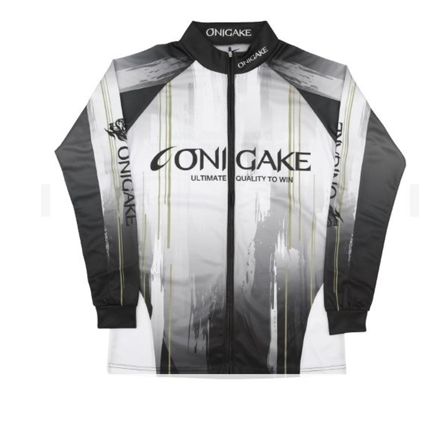 フリーノット ウェア YT413G 鬼掛 クールフルジップアップシャツ ホワイト XL