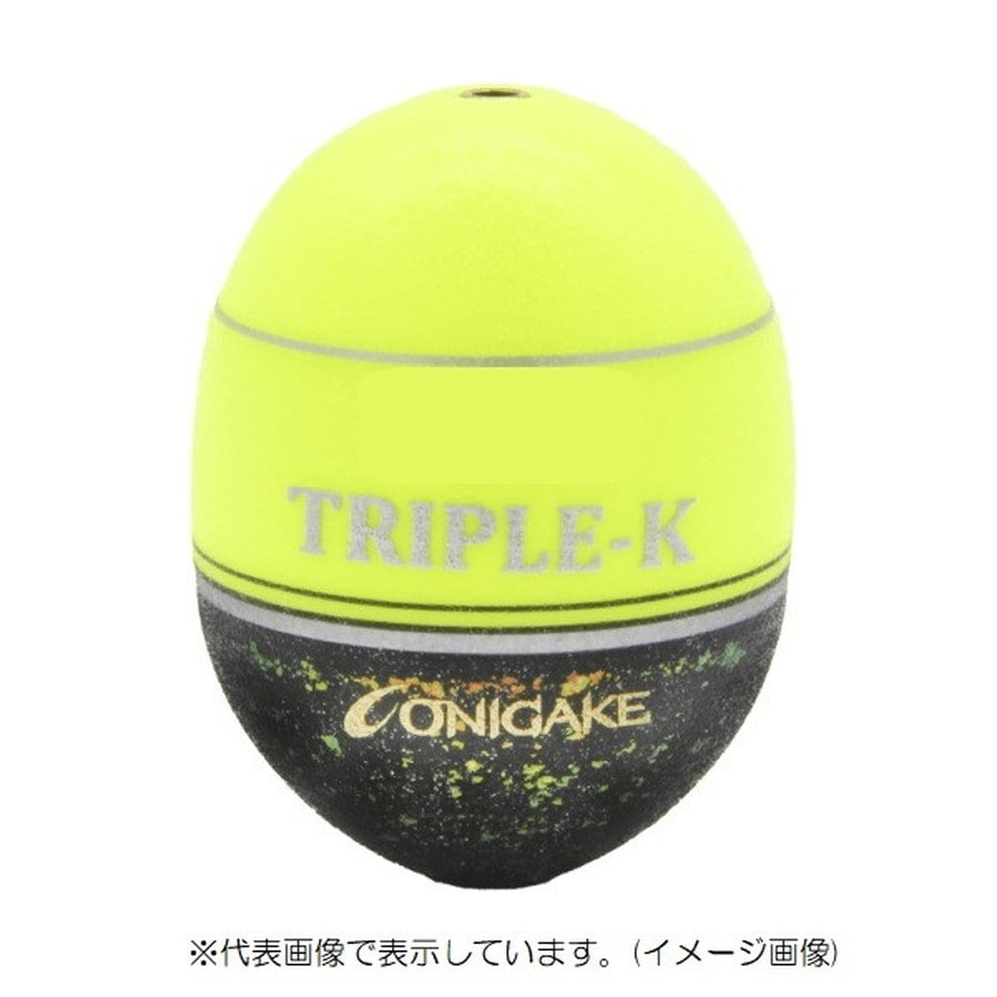 ハヤブサ ウキ 鬼掛ふかせウキTRIPLE-K 2B 14 イエロー