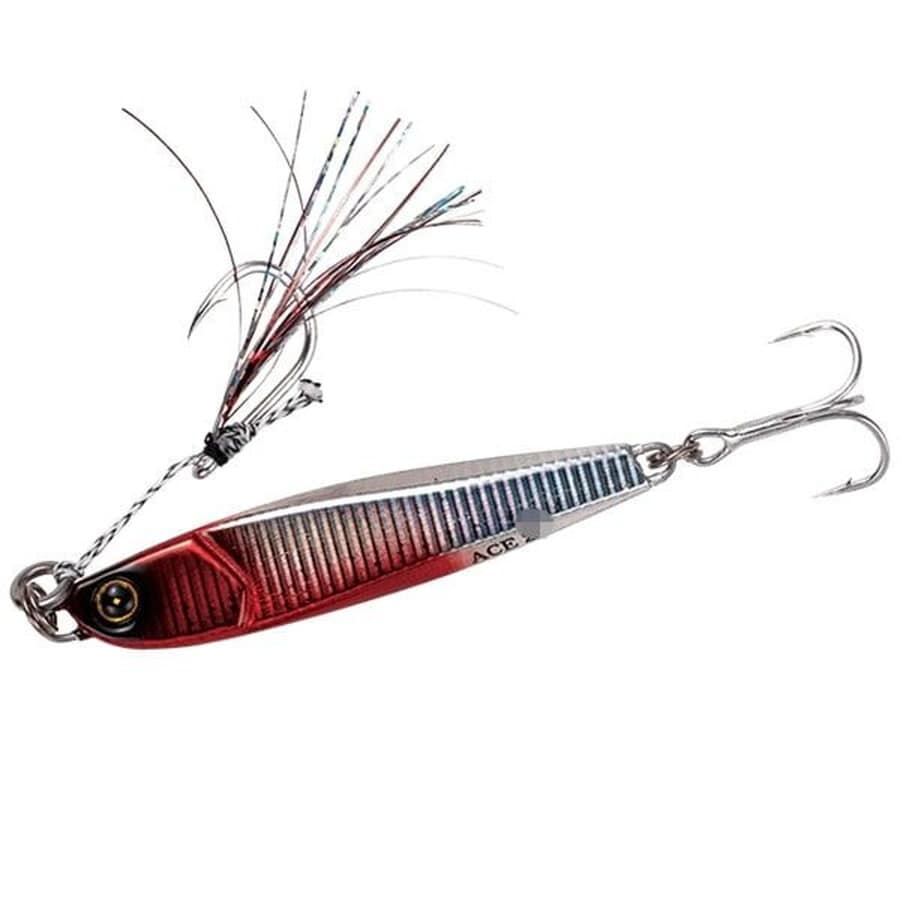 ハヤブサ メタルジグ FS415 ジャックアイエース 30g 8 流血シルバー