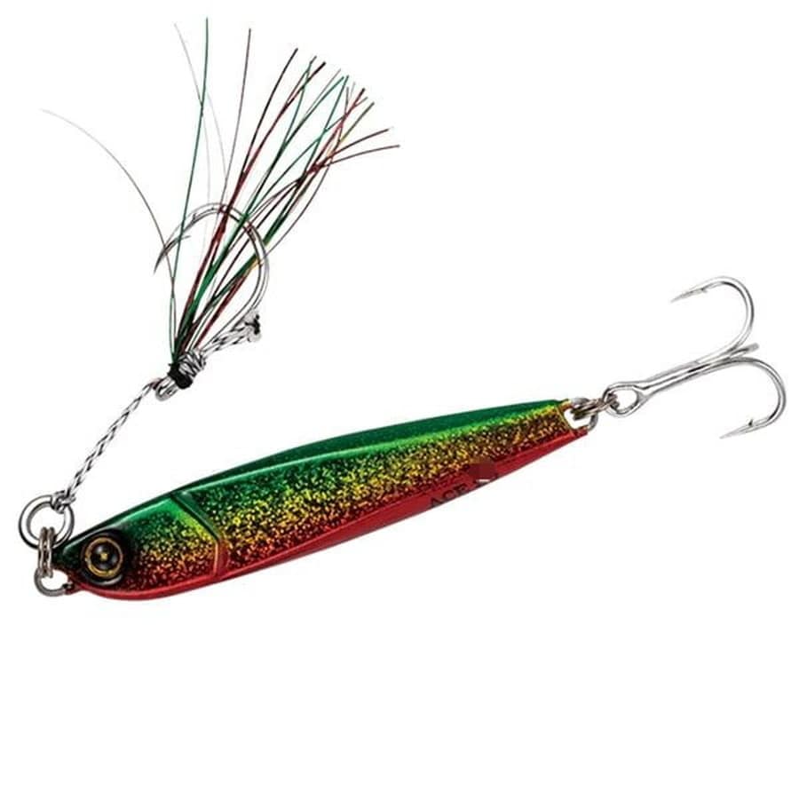 ハヤブサ メタルジグ FS415 ジャックアイエース 40g 4 ケイムラアカミドキン