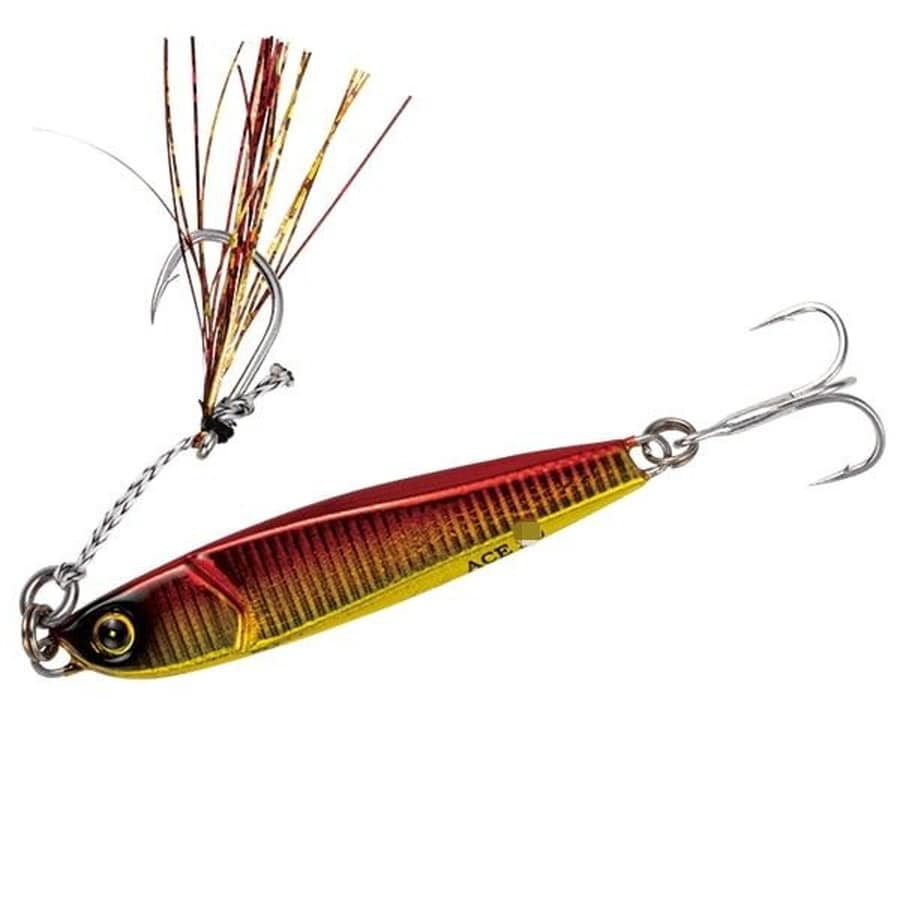 ハヤブサ メタルジグ FS415 ジャックアイエース 60g 3 ケイムアアカキン