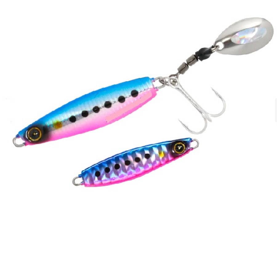 ハヤブサ(FINA) FS434 ジャックアイ 豆マキマキ 5g 3 ケイムラブルピンイワシ