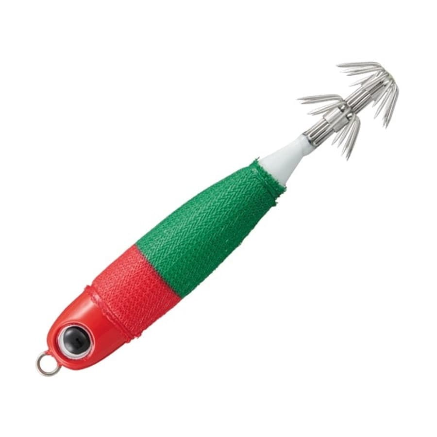 バレーヒル スッテ スクイッドシーカーメタリンハイブリッド 15号 #02 レッド/グリーン(グリーン夜光)