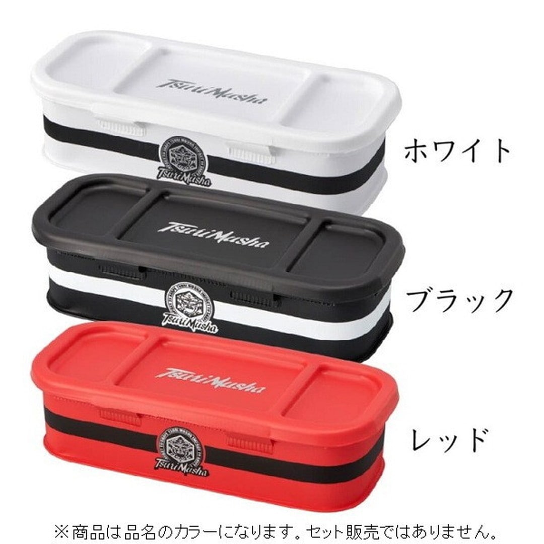 釣武者 餌箱 サシエBOX 6ルーム ホワイト