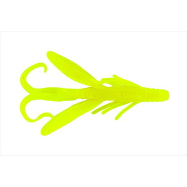 バークレイ ワーム ガルプ2! SWホッグ 3インチ クリアチャートリュースシルバーフレック