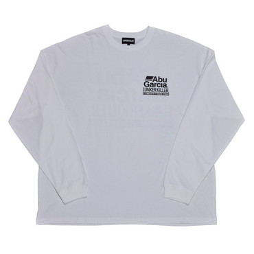 アブガルシア ウェア Abu x ランカーキラー ビッグロングスリーブT ホワイト L