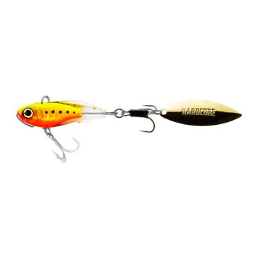 デュエル　ハードコア　ソリッドスピン　２２ｇ　５０ｍｍ　ヒラメゴールドチャート