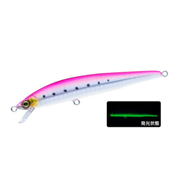 デュエル シーバスルアー ハードコア R11 110F 110mm 06 HPLI ピンクグローイワシ