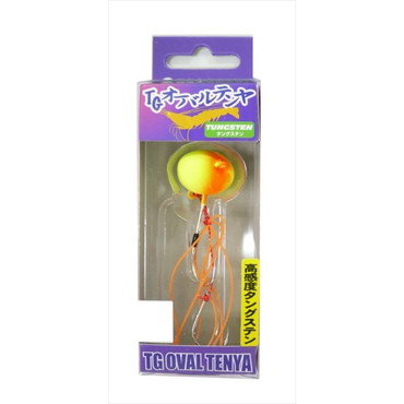 エコギア TGオーバルテンヤ 10号 TG10オレンジマット
