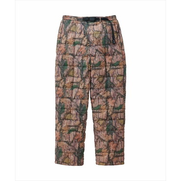 防寒服アウター Gramicci×TAION コラボ ダウンパンツ リーフカモ L