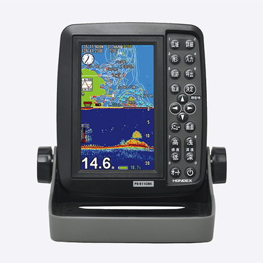 ホンデックス 魚探 ポータブルGPSプロッター魚探PS-611CN2 フィッシュポイントデータ入リ