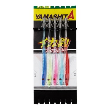 ヤマシタ 仕掛け イカ釣プロサビキ SKTB 14-2TK 5本