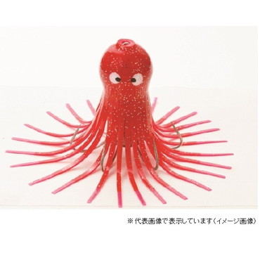 ヤマリア　タコゆらハンター　Ｓサイズ　ＲＦＰ（レッド・夜光ピンク）