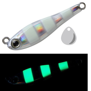 コーモラン シーバスルアー メタルマジック TG 30gS #A75A ゼブラグロー