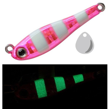 コーモラン シーバスルアー メタルマジック TG 50gS #A108 ピンクゼブラグロー