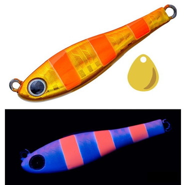 コーモラン シーバスルアー メタルマジック TG 40gS #A136 UVクロスオレンジゼブラ