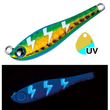 コーモラン シーバスルアー メタルマジック TG 40gS #A191 ブルーサンダーUVグロー
