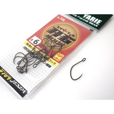 ヤリエ シングルフック 728 AGフック ナノテフ 6号