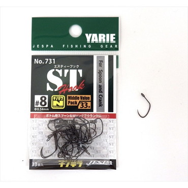ヤリエ シングルフック STフック ナノテフ8号 平打
