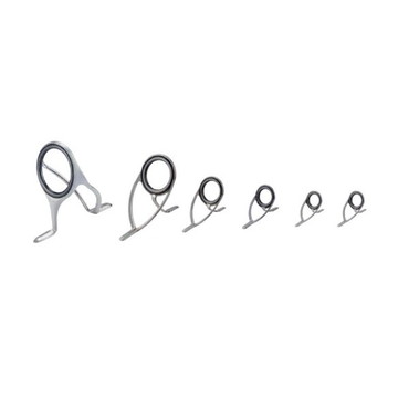 富士工業 ガイド T-RVSG406 チタンフレーム SiCガイドセット オフショアキャスティングセット(マグロ･GT･ヒラマサ)