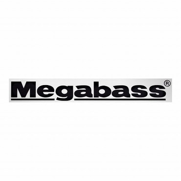 メガバス ステッカー カッティングステッカー Megabass 40cm ブラック