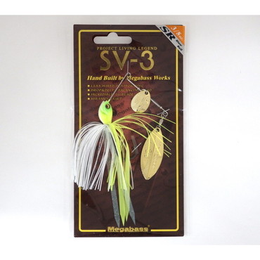 メガバス スピナーベイト バズベイト SV-3 (3/8oz SR) (SP-C) マットチャート