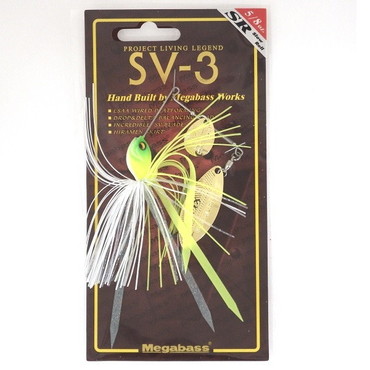 メガバス スピナーベイト バズベイト SV-3 (5/8oz SR) (SP-C) マットチャート