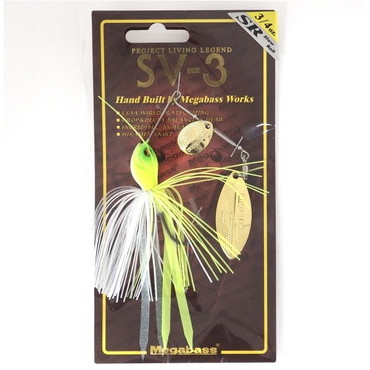 メガバス スピナーベイト バズベイト SV-3 (3/4oz SR) (SP-C) マットチャート