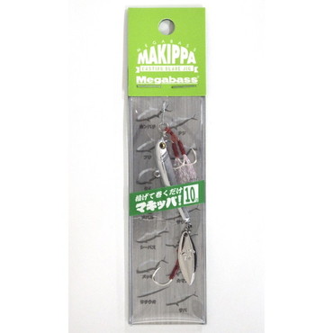 メガバス メタルジグ マキッパ 10g (SP-C) フルメタルシルバー