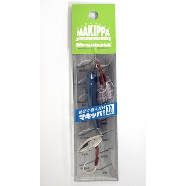 メガバス メタルジグ マキッパ 20g (SP-C) フルメタルディープブルー