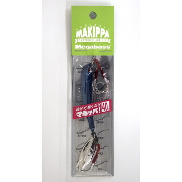 メガバス メタルジグ マキッパ 40g (SP-C) フルメタルディープブルー