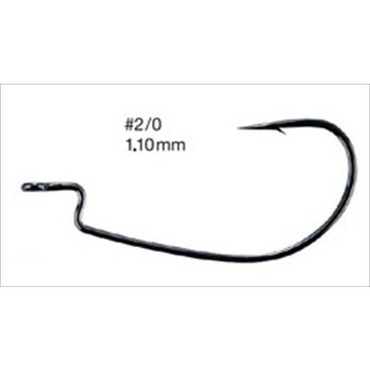 バリバス ワームフック オフセットマスター ヘビークラス #2/0