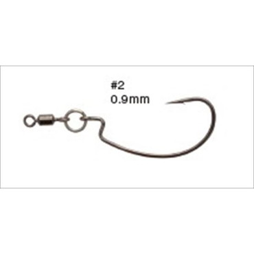 バリバス ワームフック リングオフセット #2