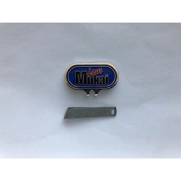 ムカイ マグネットクリップ付キラインカッター ブルー