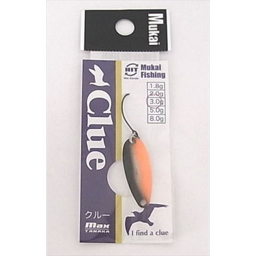 ムカイ スプーン CLue（クルー） 3.0g ブラックSオレンジ