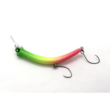 ムカイ トラウトプラグ バックストローク55HS グリーンチャートピンク